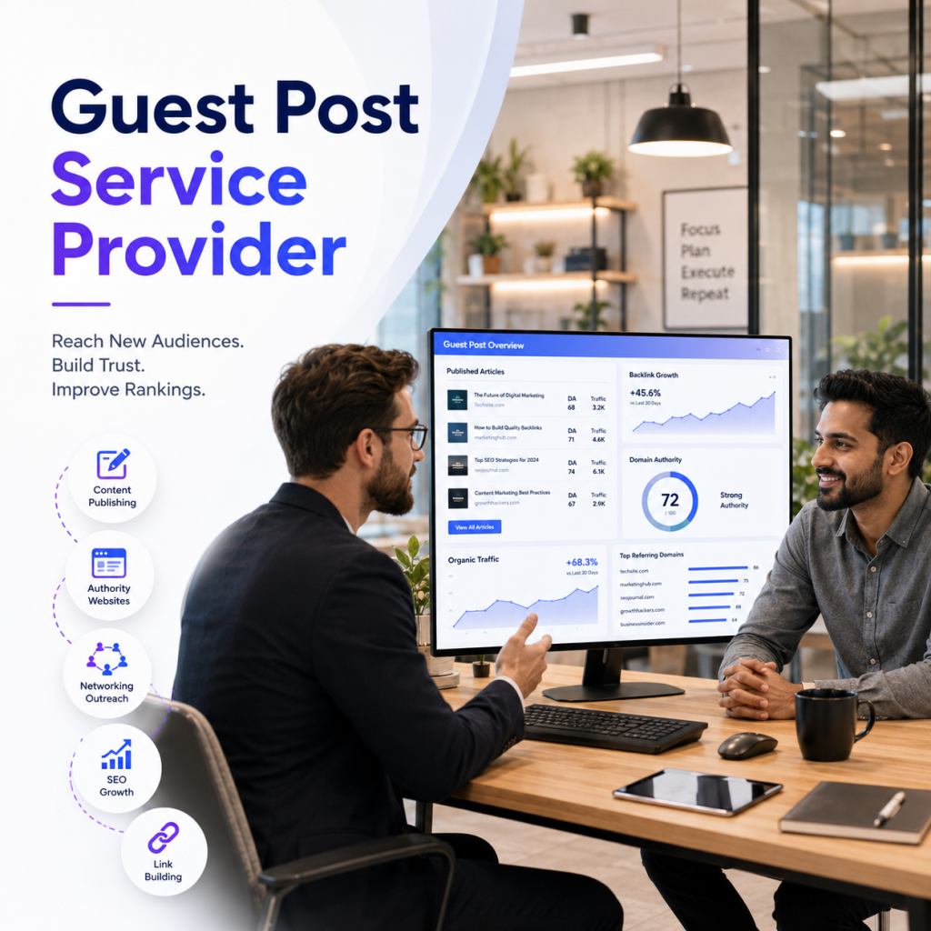 Guest Post Service Provider: Boost Rankings the Right Way
