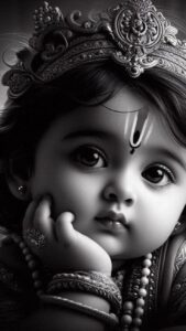 Beautiful photo of Lord Bal Krishna