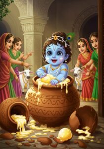 Lord Bal Krishna beautiful photo