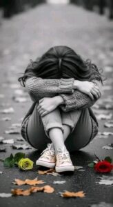 lonely alone dp girl in low mood