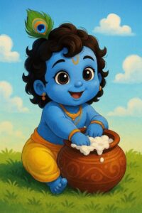 Beautiful Bal Krishna DP