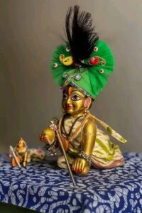 Laddu Gopal photo with calm and divine expression
