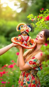 Laddu Gopal photo with colorful traditional dress
