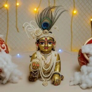 Laddu Gopal photo showing child Krishna charm