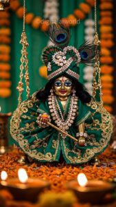 Laddu Gopal photo for home mandir decoration