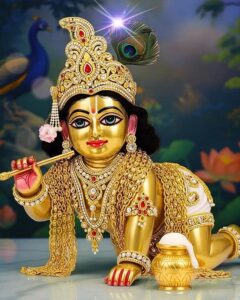 Cute Bal Krishna Laddu Gopal photo