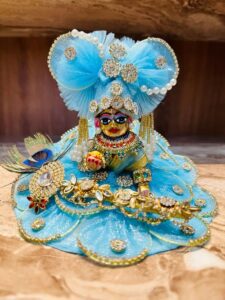 Laddu Gopal photo showing divine baby Krishna