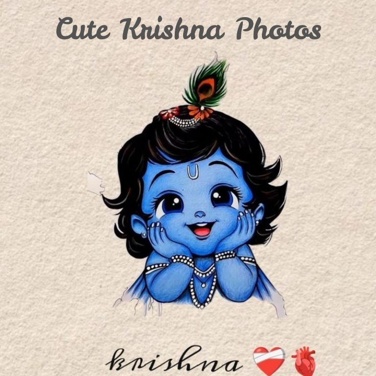 Cute Krishna Images