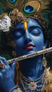 Little Kanha Ji charming devotional wallpaper