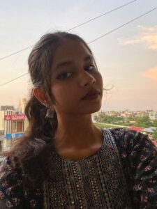 Cute girls DP confident pose image