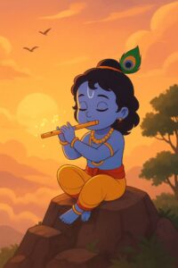 Cute Krishna god image high resolution download