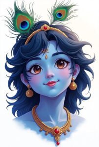 Little Krishna adorable HD image for social media