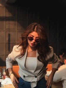 Stylish girls DP elegant and confident portrait