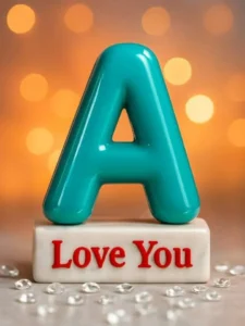 Stylish A Name DP for WhatsApp profile picture