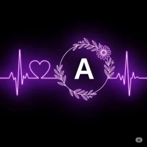 Cute A name love DP for girls profile