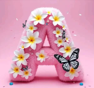 Attractive A letter DP image for WhatsApp