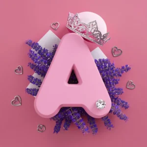 Attractive A name DP for WhatsApp profile