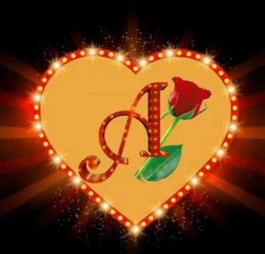 Stylish A letter name DP image HD