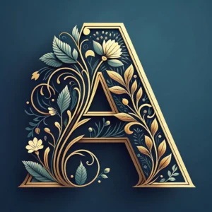 Cute A name DP image with love theme