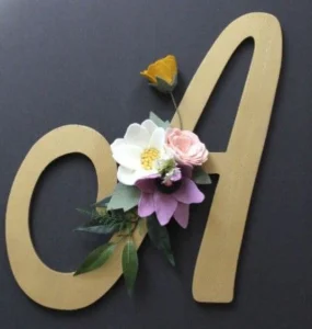 A alphabet stylish image for profile DP