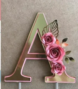 Cute A alphabet aesthetic DP photo