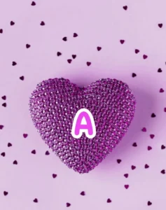 Attractive A name alphabet DP image