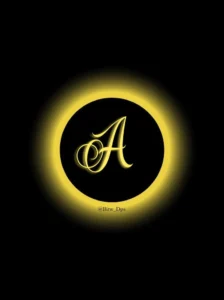 A alphabet DP image for Instagram