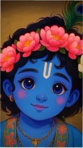 cute Bal Krishna wallpaper HD free download