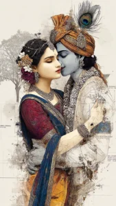 Radha Krishna love images HD full screen background