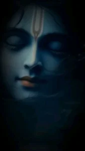 Krishna black background wallpaper HD 4K