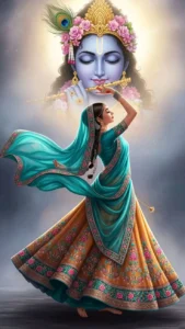 HD Radha Krishna cartoon picture