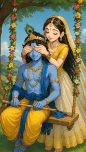 Radha Krishna cartoon photo download