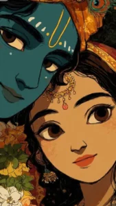 Radha Krishna cartoon photo HD