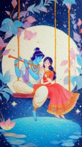 Radha Krishna cartoon picture HD