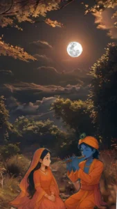 Radha Krishna cartoon wallpaper download