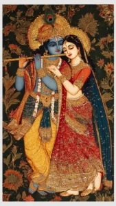 Radha Krishna cartoon wallpaper HD download