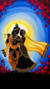 Radha Krishna cartoon HD photo wallpaper