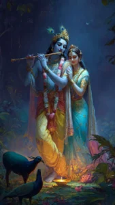 Radha Krishna romantic wallpaper HD 4K download