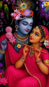 Radha Krishna aesthetic wallpaper 4K HD background