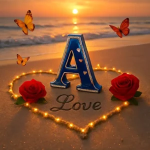 A alphabet aesthetic DP image