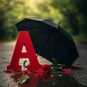 Beautiful A letter stylish DP