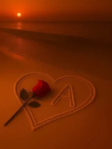 Cute A name HD profile picture