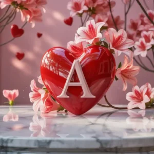 Unique A alphabet DP photo