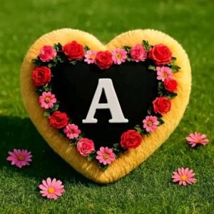 Stylish A letter DP picture