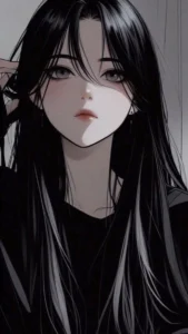 aesthetic anime girl dp