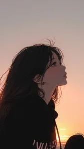 anime girl dreamy aesthetic