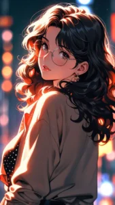anime girl calm aesthetic