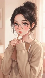aesthetic anime girl art