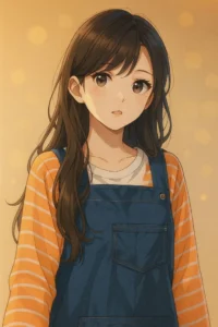 simple aesthetic anime girl