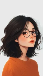 aesthetic anime girl visual